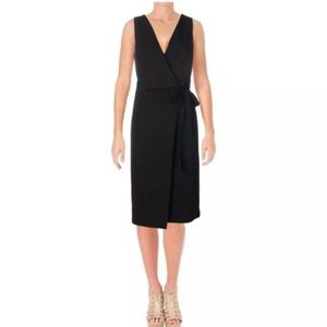 C/MEO Collective Crepe Wrap Dress LBD